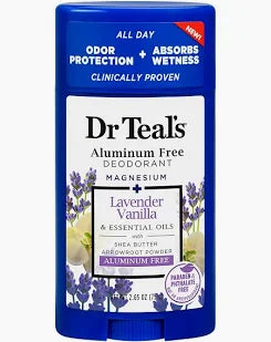 Dr Teal's Vanilla & Lavender Aluminium Free Deodrant - 75g