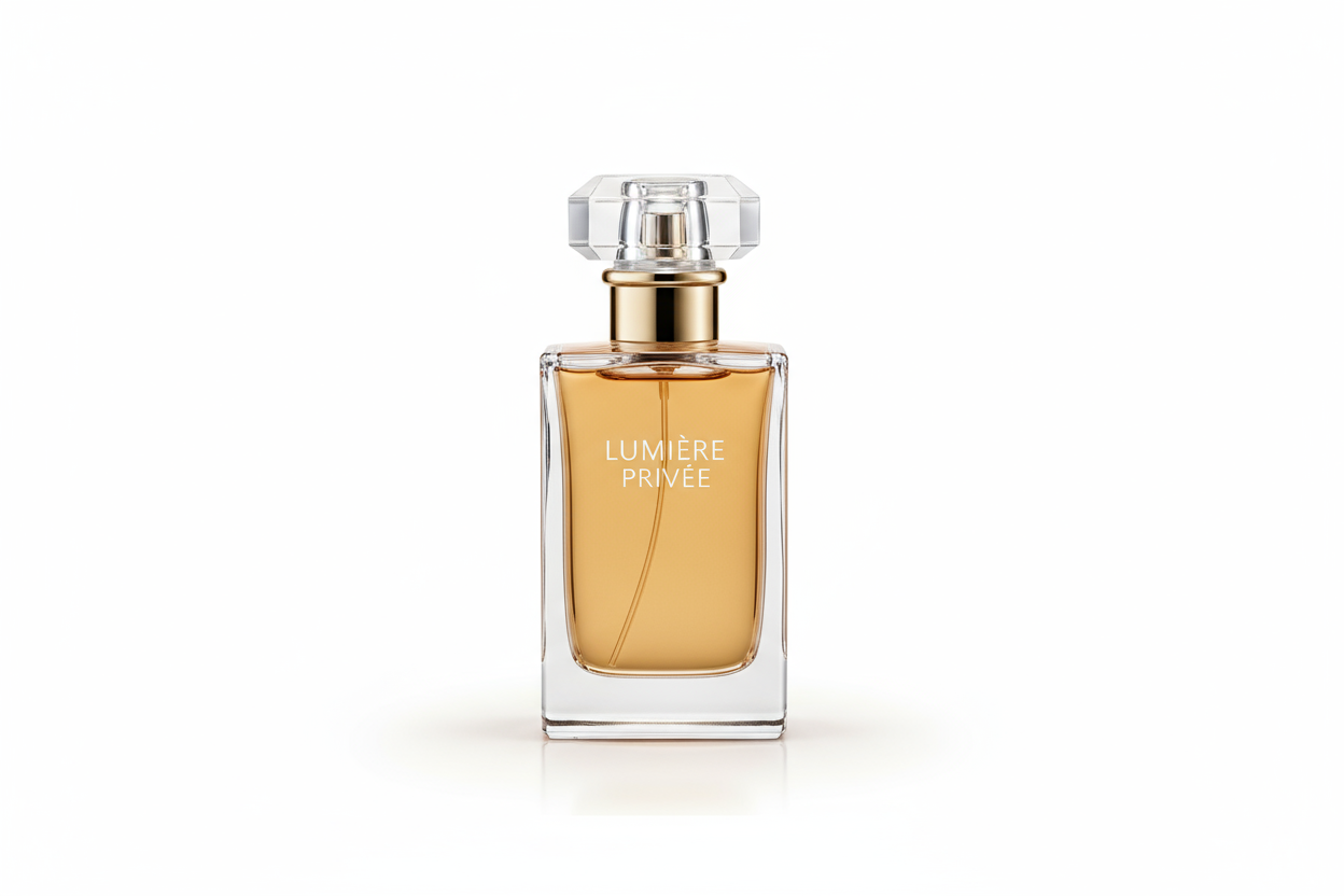 Fragrance with white background